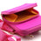Recycled Nylon Bright Pink Phone Bag