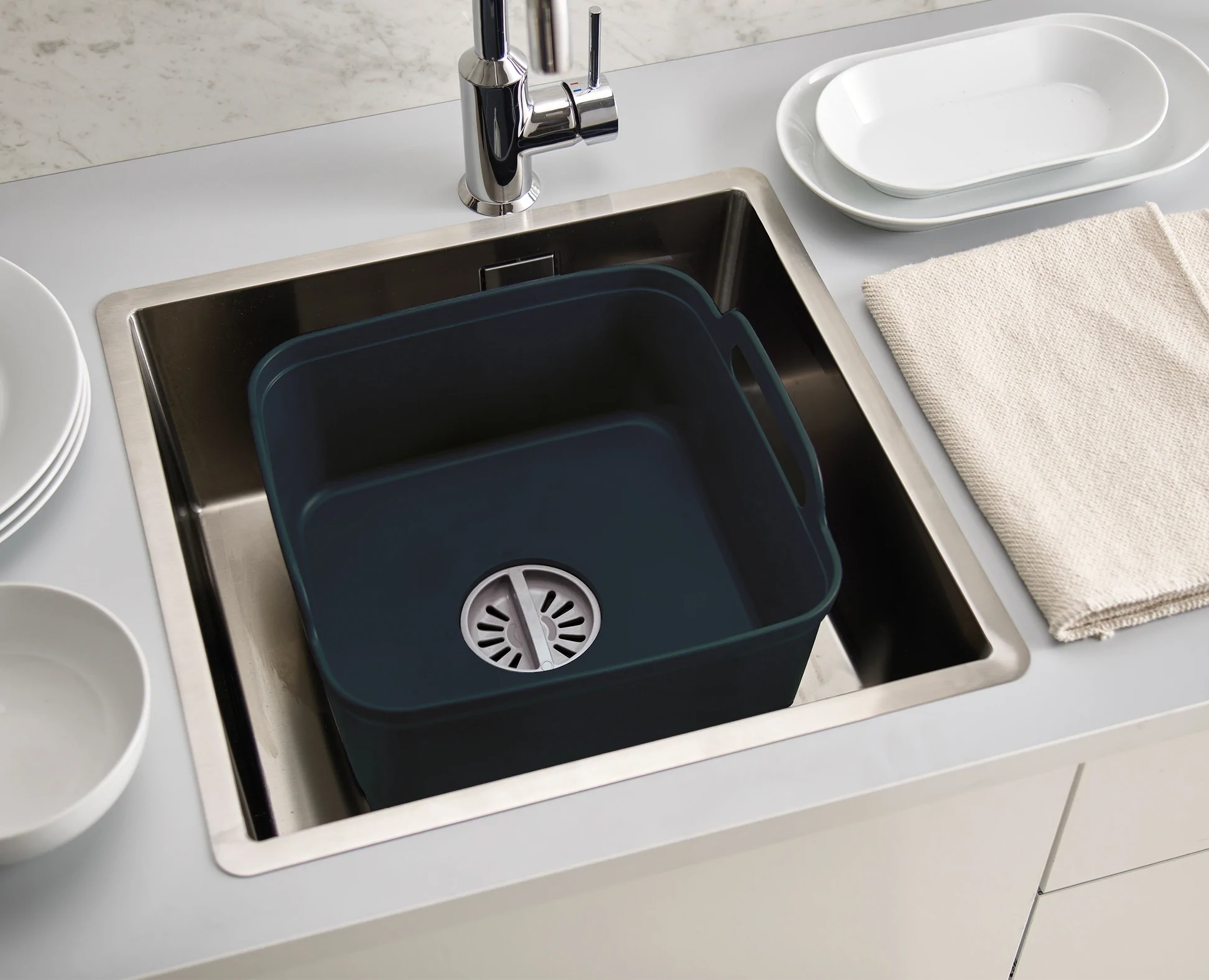 Wash & Drain Washing-up Bowl