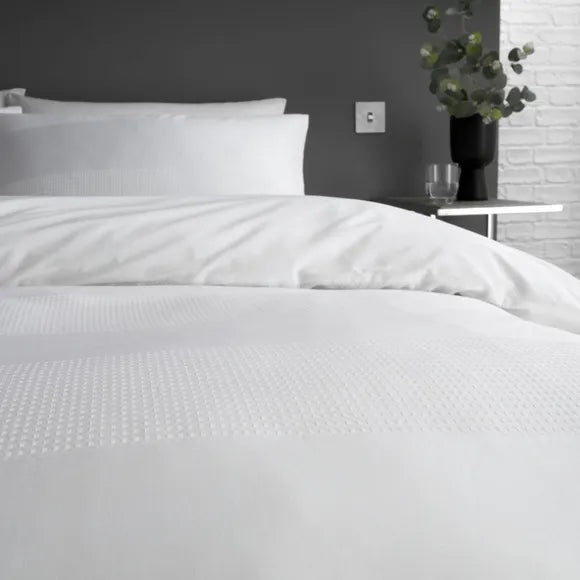 Cotton Waffle Stripe