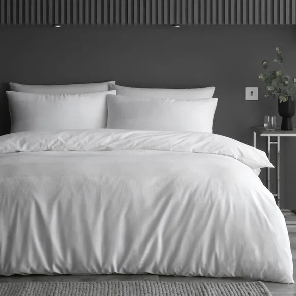 Cotton Waffle Stripe