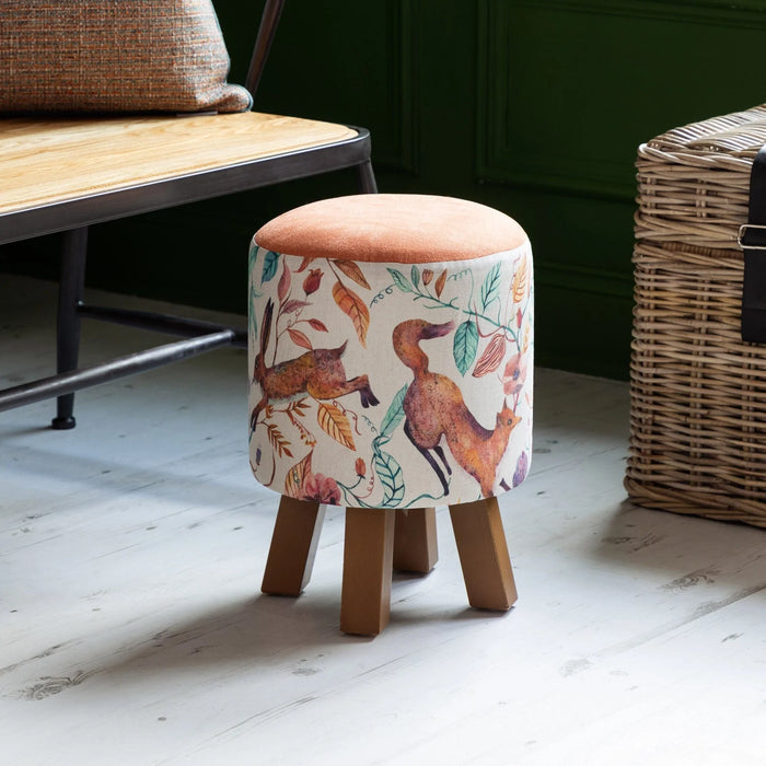 Leaping Into The Fauna Monty Stool