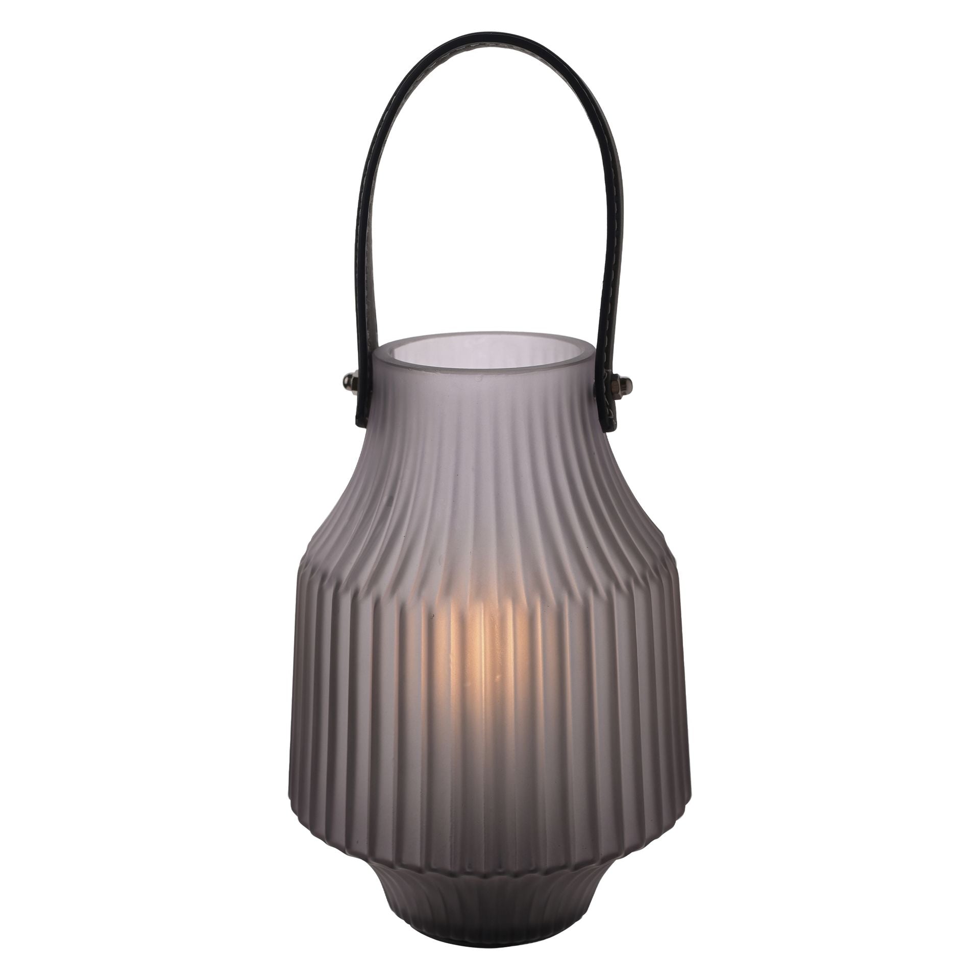Frosted Portable Grey Lantern
