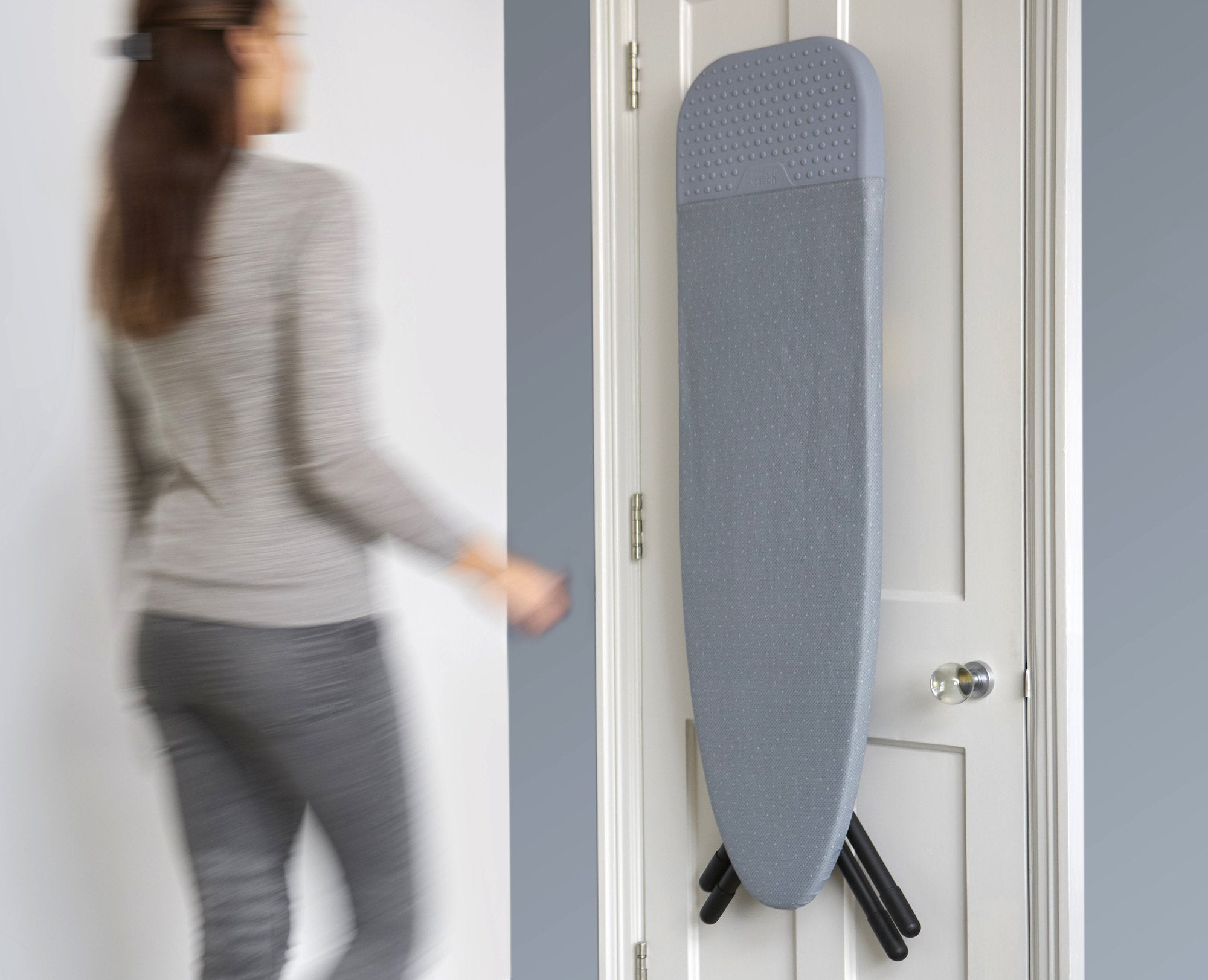 Glide 130cm Grey Easy-store Ironing Board