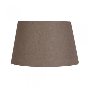 Mocha Linen Drum Shade