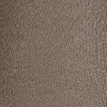 Mocha Linen Drum Shade