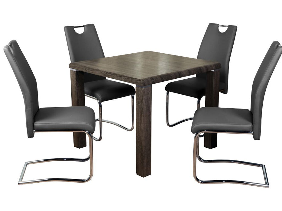 Encore Dining Set with Claren Grey Chairs