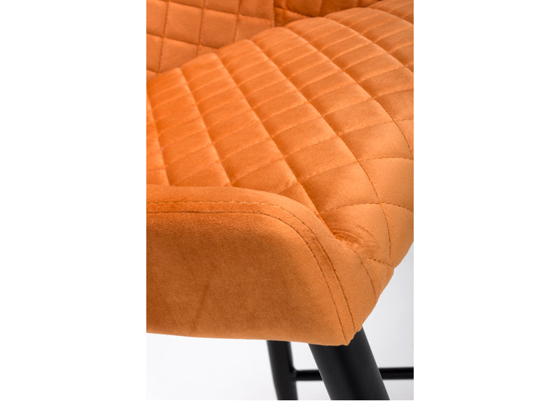 Malmo Dining Chair – Burnt Orange