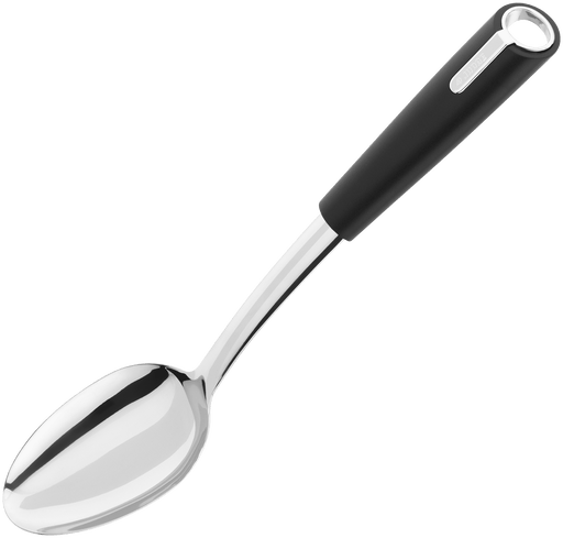 Satin Black Solid Spoon