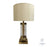 Jane Glass Bronze/Gold Cylinder Lamp 54cm