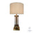 Jane Glass Bronze/Gold Cylinder Lamp 54cm