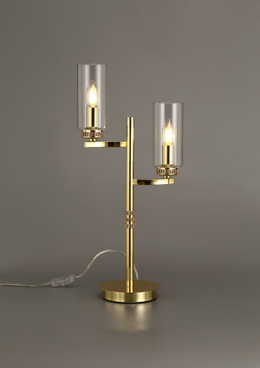 Carla Polished Gold Table Lamp