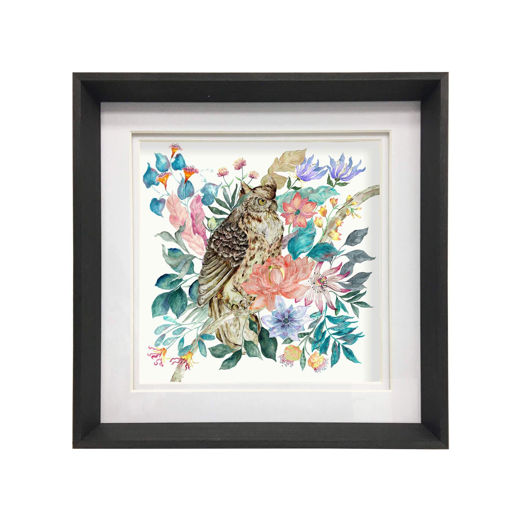 Halcyon Storm Ebony Framed Print