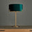 Green Velvet Hayfield Table Lamp