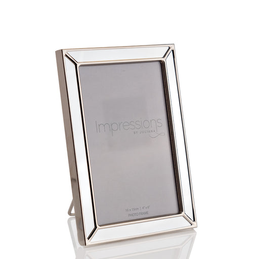 Impressions Silver & Mirrored Photo Frame