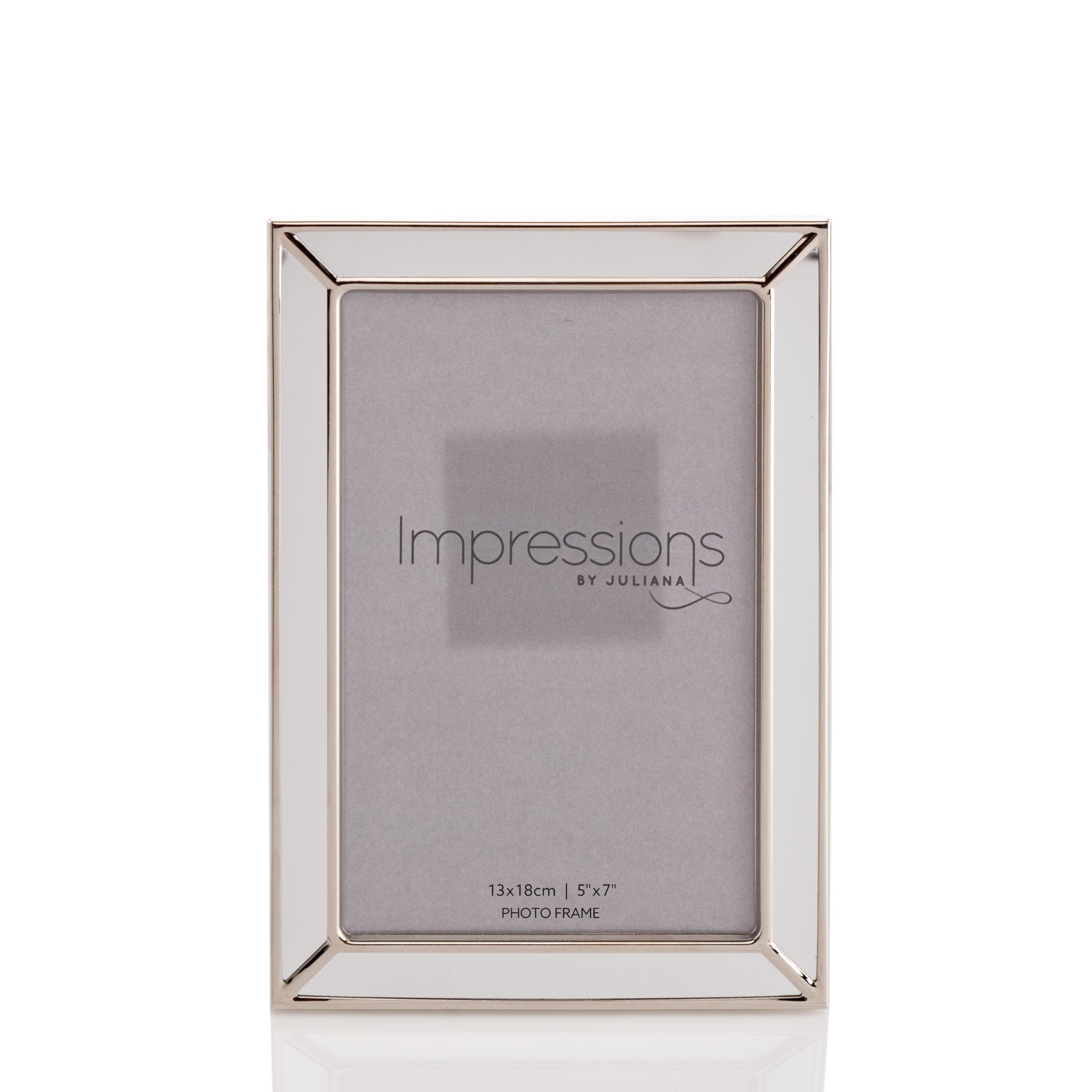 Impressions Silver & Mirrored Photo Frame