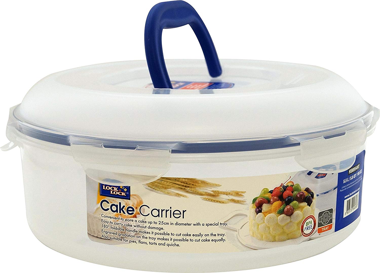Classic 5.5L Round Cake Carrier