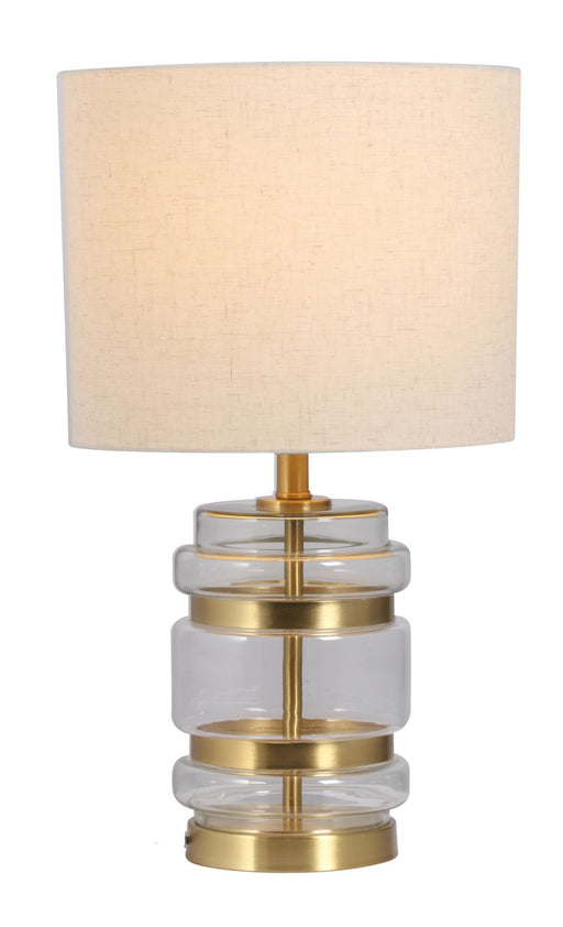 Hartley Satin Brass Table Lamp