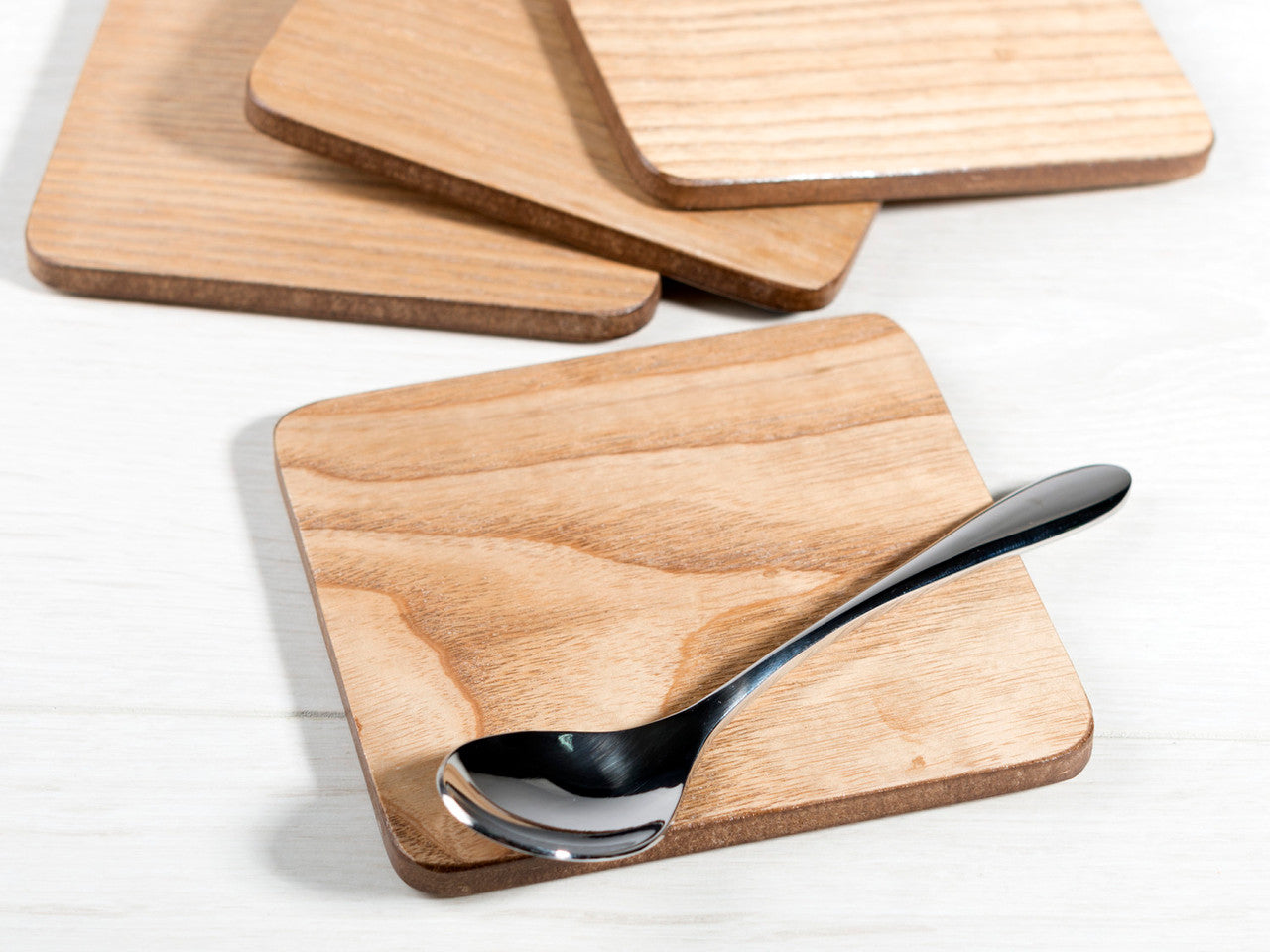 Oak Veneer Coasters