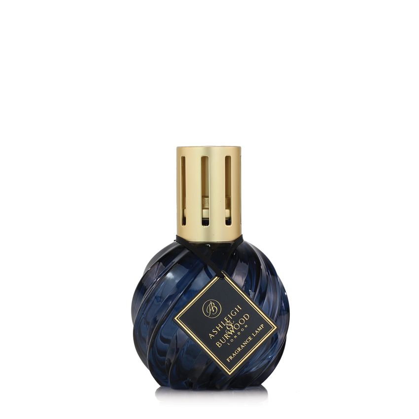 Blue Spiral Glass Fragrance Lamp