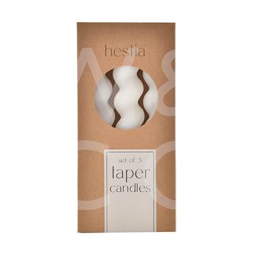Set of 3 Twisted Taper Candles