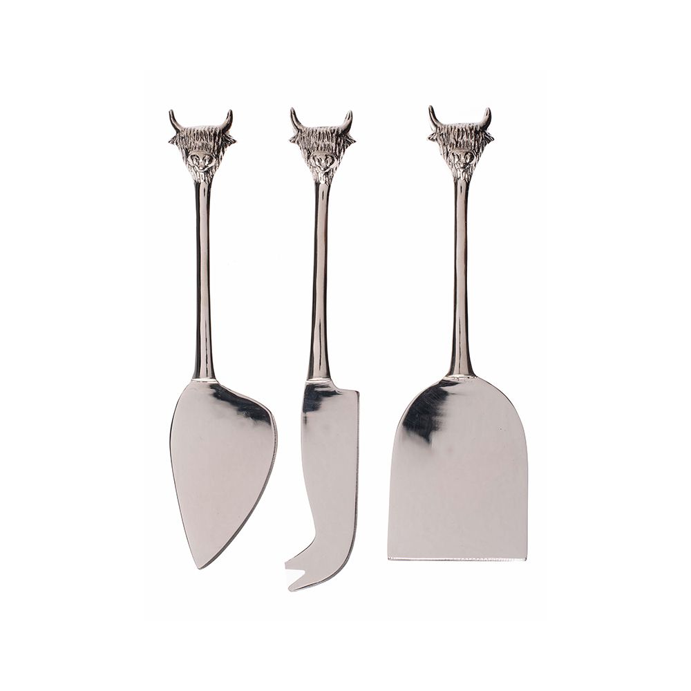 Highland Cow Cheese Knives