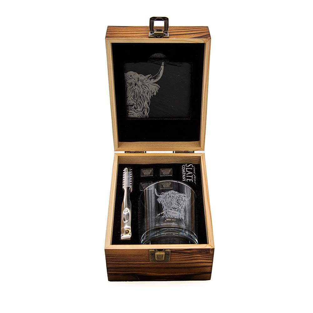 Drinks Set | Highland Cow