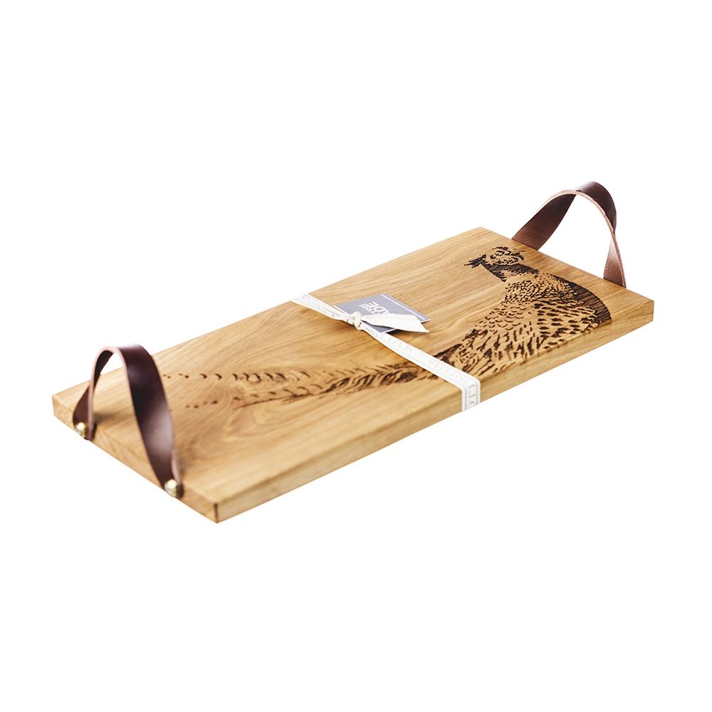 Pheasant Oak Serving Tray