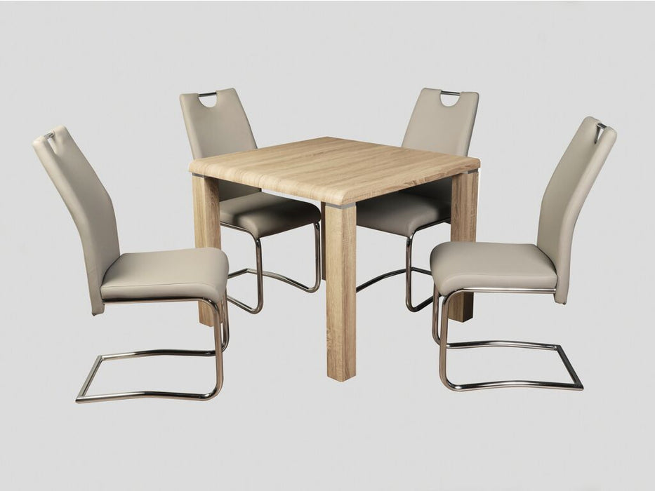 Encore Dining Set with Claren Khaki Chairs