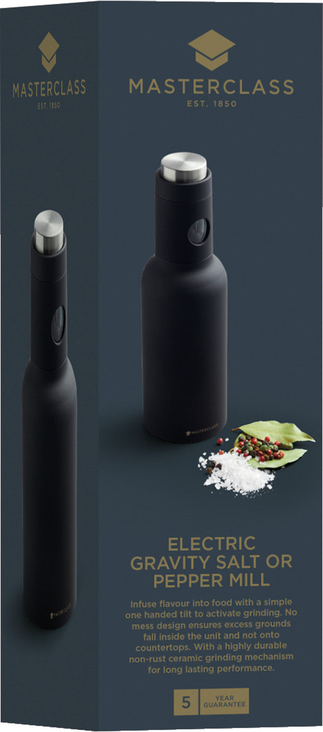 Electronic Gravity Salt/Pepper Mill