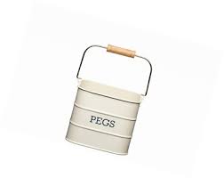 Living Nostalgia Cream Peg Tin