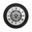 Black & Gears Mirrored Wall Clock