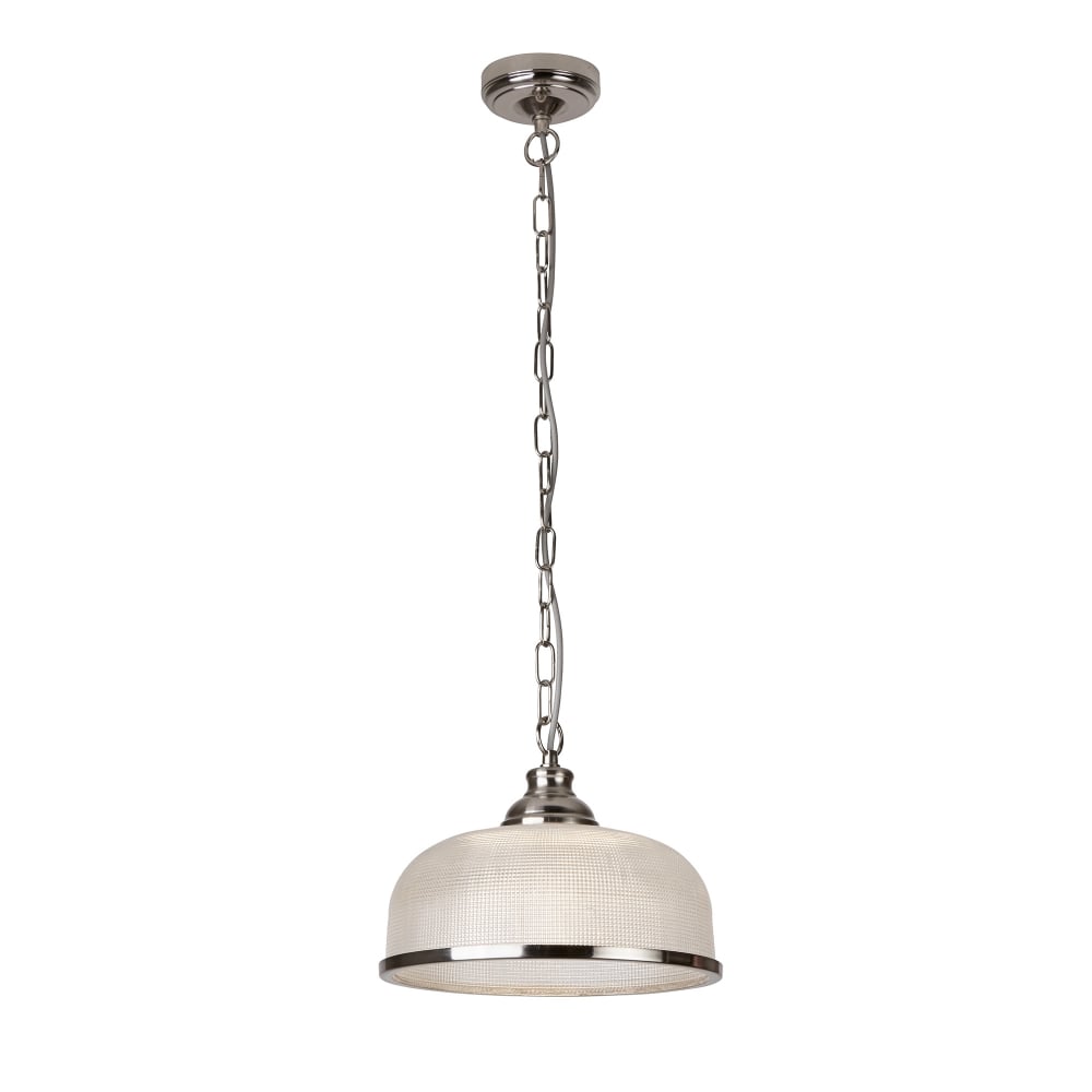 Bistro II Classic Pendant - Satin Silver