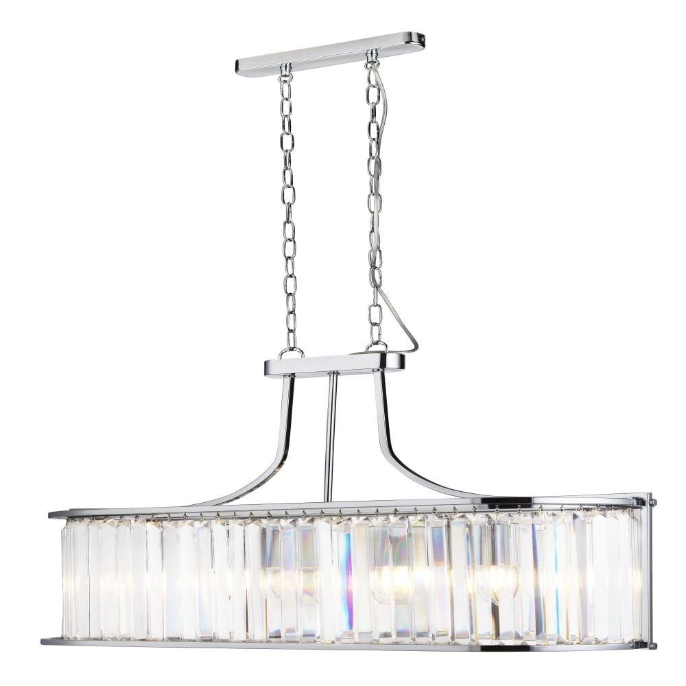 Victoria 5 Light Oval Pendant