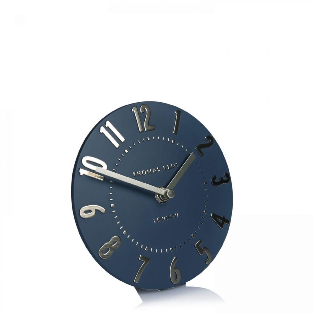 6” Mulberry Mantle Clock | Midnight Blue