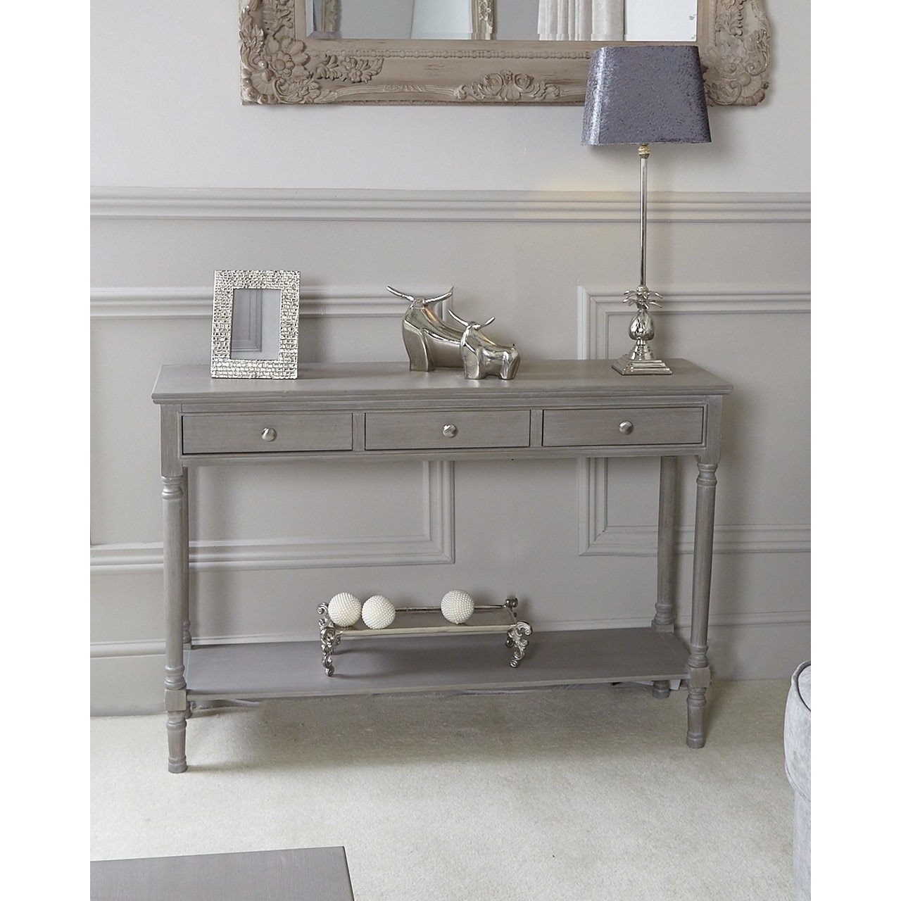 Taupe Medium Console Table