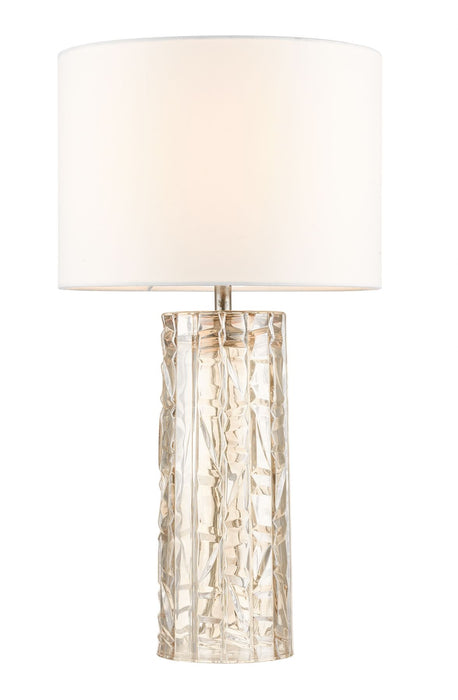 Whiskey Cut Glass Table Lamp With Shade