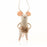 Felt Mouse Holding Gift Hanging Decoration